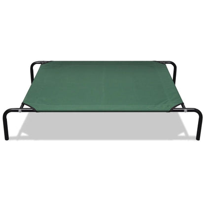 Elevated Pet Bed with Steel Frame 130 x 80 cm