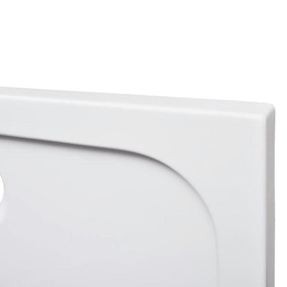 Square ABS Shower Base Tray White 80 x 80 cm
