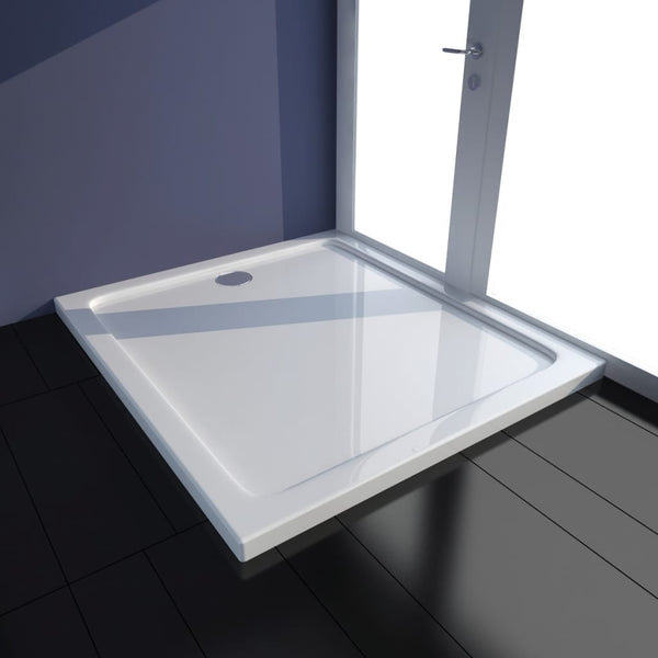  Rectangular ABS Shower Base Tray White