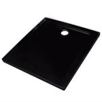 Square 'ABS' Shower Base Tray Black