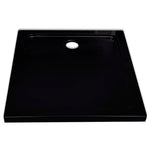Rectangular ABS Shower Base Tray Black S