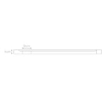 Rectangular ABS Shower Base Tray Black S