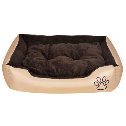 Warm Dog Bed with Padded Cushion S