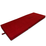 Trifold Foa Mattress Red