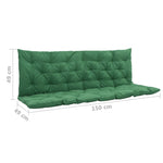 Green Cushion for Swing Chair 150 cm