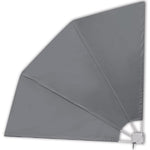 Collapsible Balcony Side Awning Grey