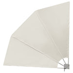 Collapsible Balcony Side Awning Cream