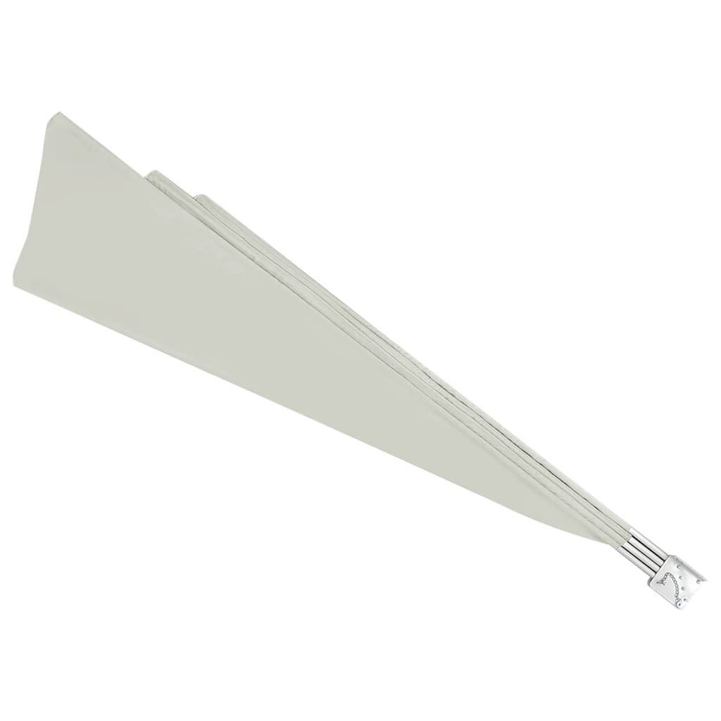 Collapsible Balcony Side Awning Cream 160x240 cm