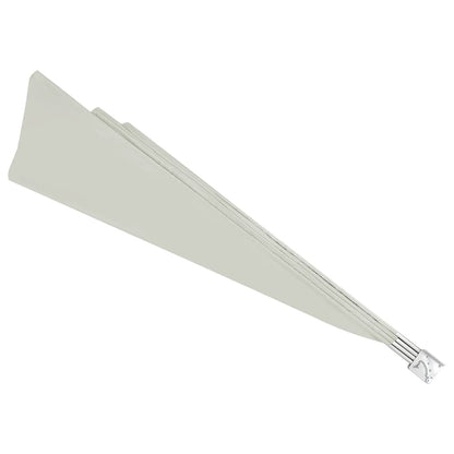 Collapsible Balcony Side Awning Cream 160x240 cm