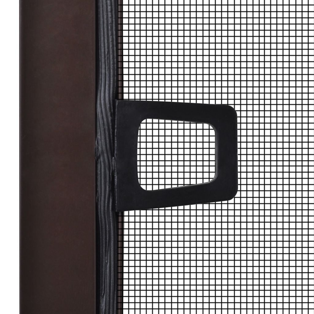 Brown Insect Screen for Windows 120 x 140 cm