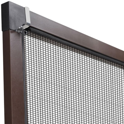 Brown Insect Screen for Windows 120 x 140 cm