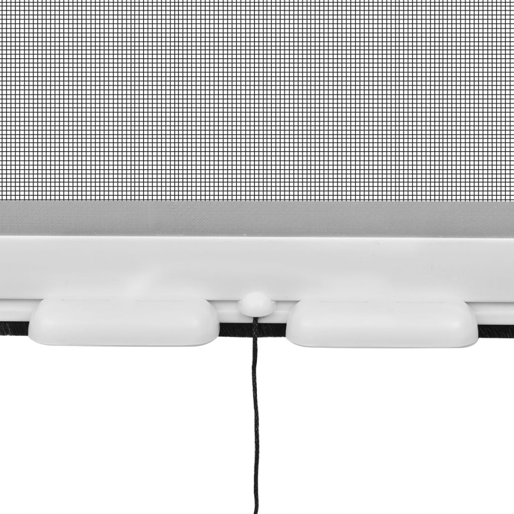 White Roll Down Insect Screen for Windows 140 x 170 cm