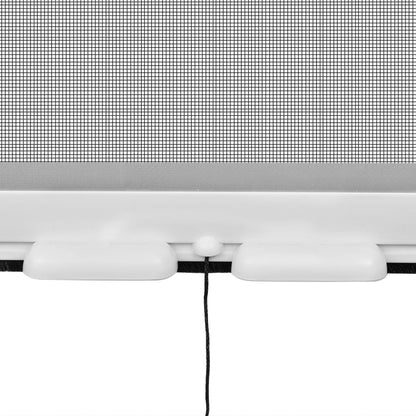 White Roll Down Insect Screen for Windows 140 x 170 cm