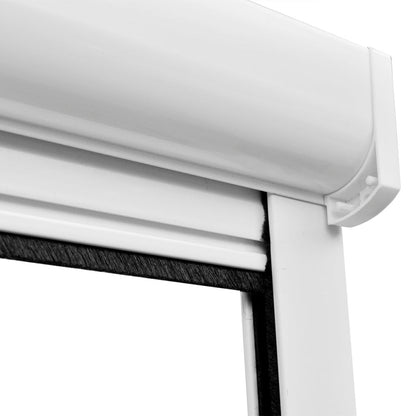 White Roll Down Insect Screen for Windows 140 x 170 cm