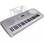 61-key Electric Keyboard with Music Stand + Adjustable Keyboard Stand