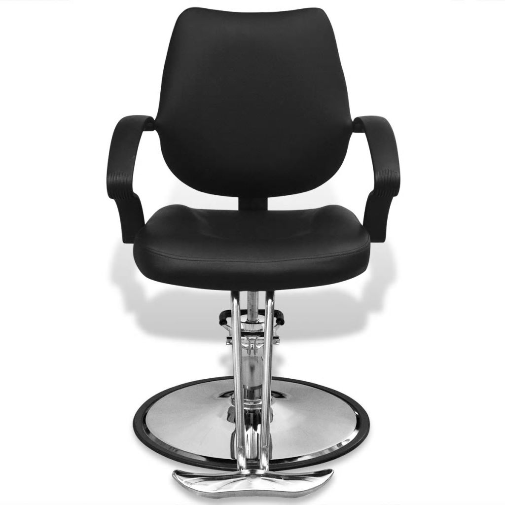 Professional Barber Chair Artificial Leather Black
