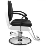 Professional Barber Chair Artificial Leather Black
