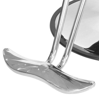 Professional Barber Chair with Headrest Artificial Leather Black