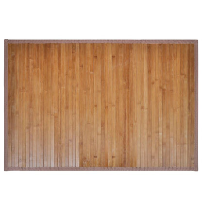 Bamboo Bath Mat 60 x 90 cm Brown