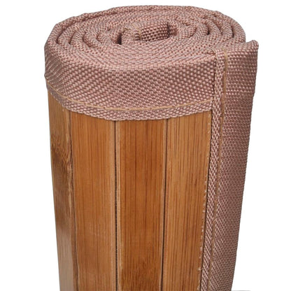 Bamboo Bath Mat 60 x 90 cm Brown