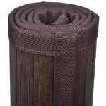 2 Baboo Bath Mats Dark Brown