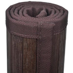 2 Baboo Bath Mats Dark Brown