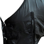Fleece Rug Double Layers with Surcingles 115 cm Black