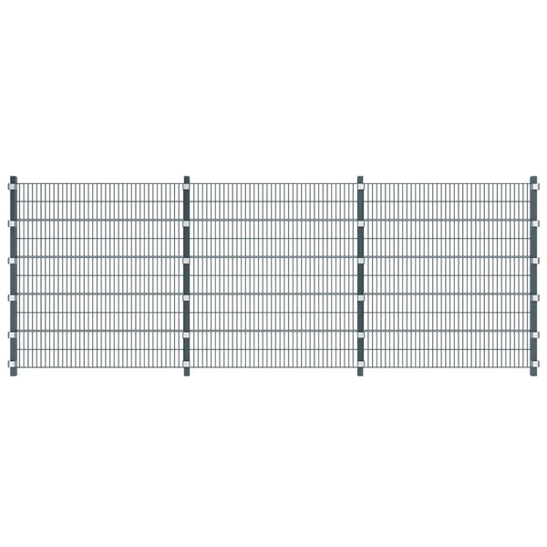  Fence Panel with Posts Anthracite Grey