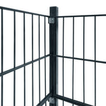 Fence Panel with Posts Anthracite Grey