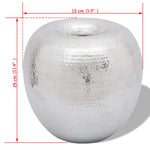 Hammered Aluminium Vintage-style Decorative Vase