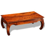 Coffee Table 40 cm Solid Sheesham Wood