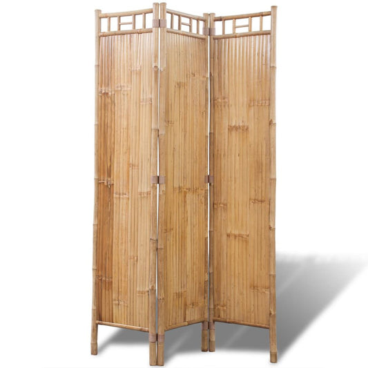 3-Panel Bamboo Room Divider