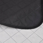 Double-sided Quilted Bedspread (Black/White)