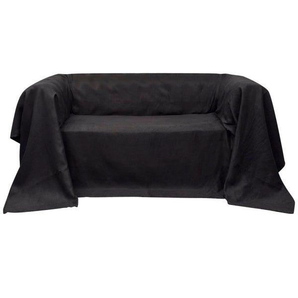  Micro-suede Couch Slipcover--Anthracite
