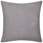 4 Cushion Covers Cotton-- Grey
