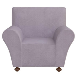 Stretch Couch Slipcover Grey Polyester Jersey