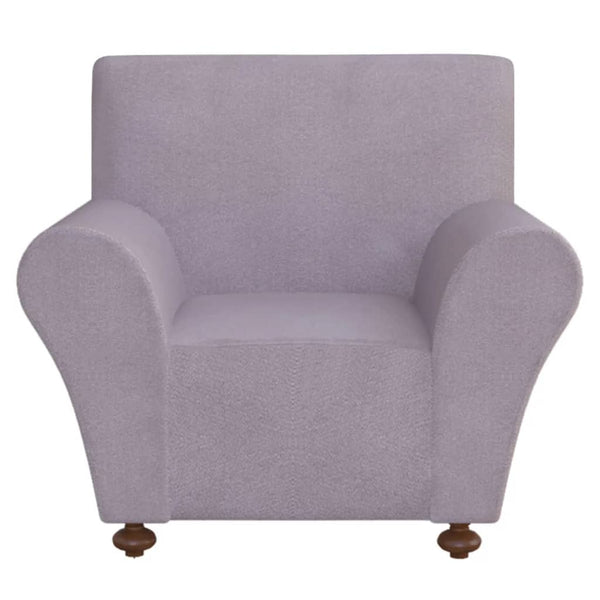  Stretch Couch Slipcover Grey Polyester Jersey