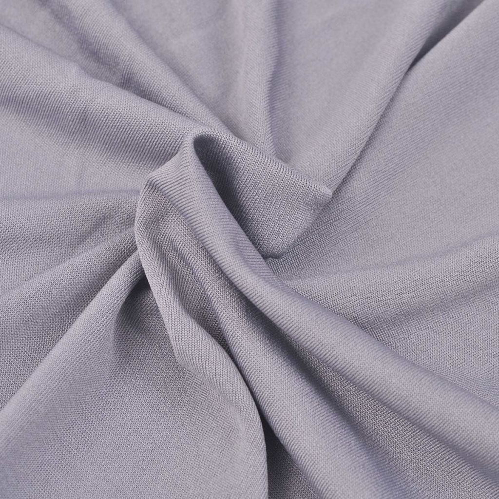 Stretch Couch Slipcover Grey Polyester Jersey