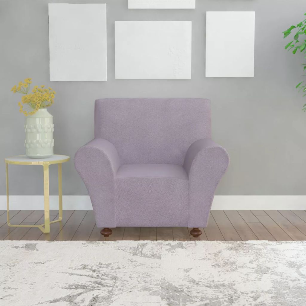 Stretch Couch Slipcover Grey Polyester Jersey