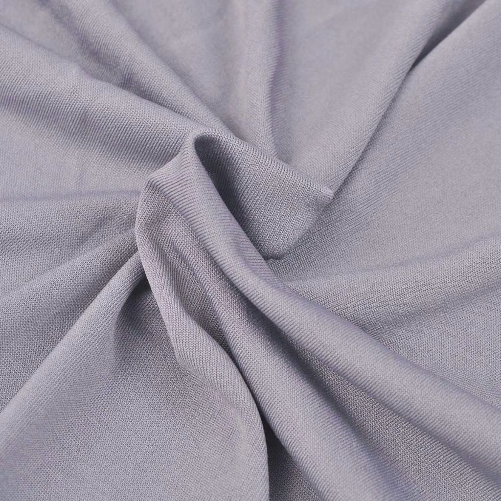 Stretch Couch Slipcover Grey Polyester Jersey