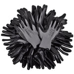 Work Gloves Nitrile  Pairs Grey and Black Size XL