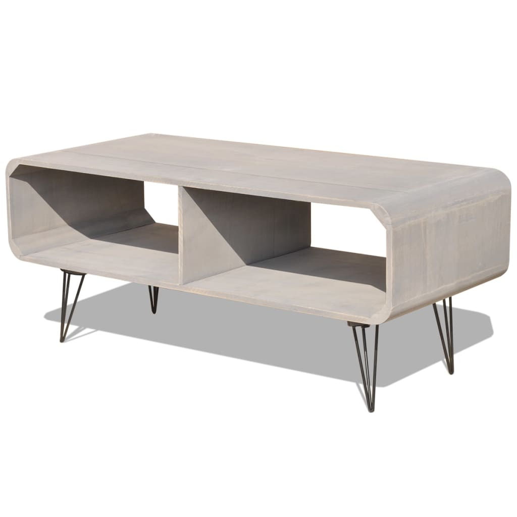 Tv Cabinet 90X39X38.5 Cm Wood Grey