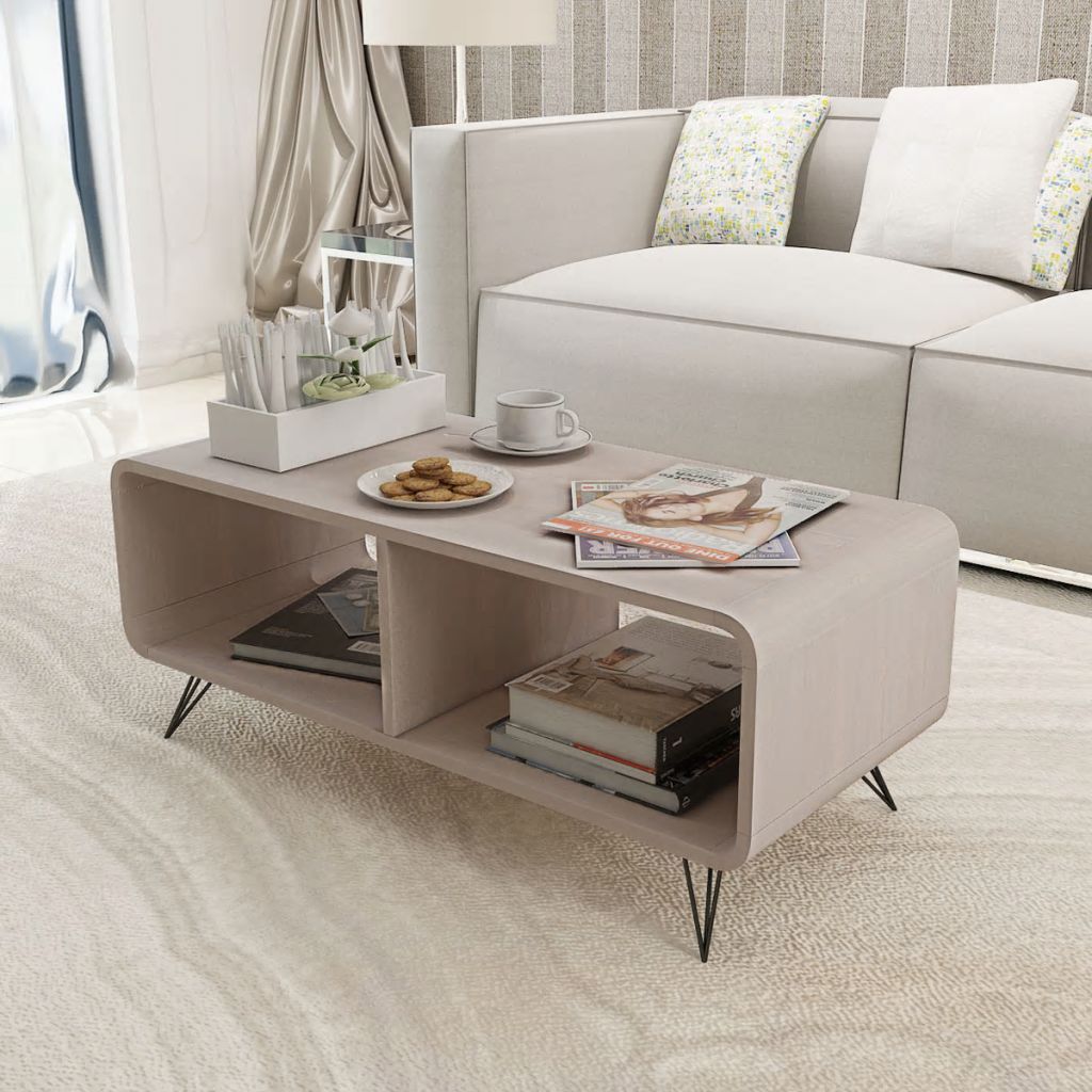 Tv Cabinet 90X39X38.5 Cm Wood Grey