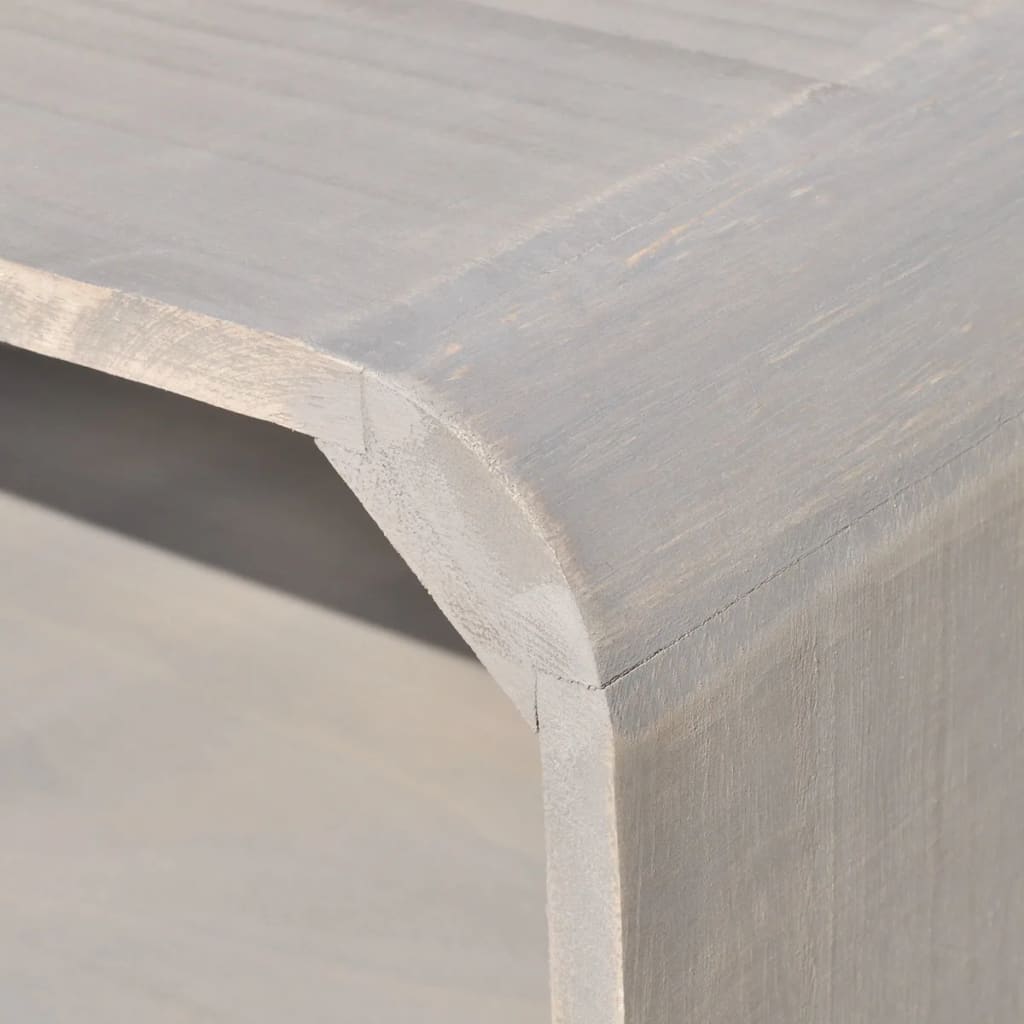 Tv Cabinet 90X39X38.5 Cm Wood Grey