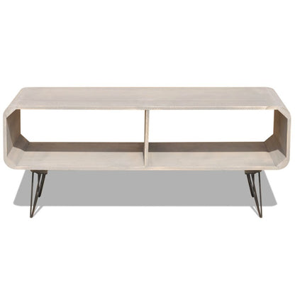 Tv Cabinet 90X39X38.5 Cm Wood Grey