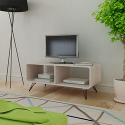 Tv Cabinet 90X39X38.5 Cm Wood Grey