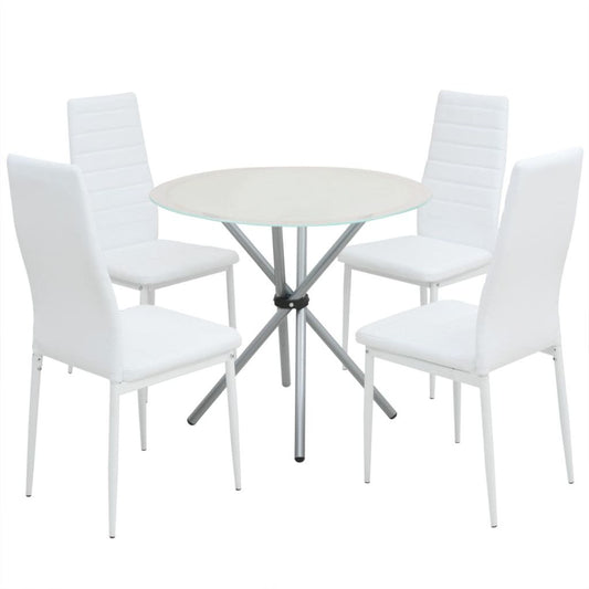 Five Piece Dining Table and Chair Set