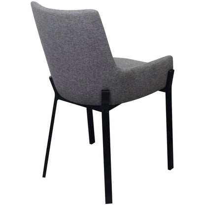 Dining Chairs 2 pcs Light Grey Fabric