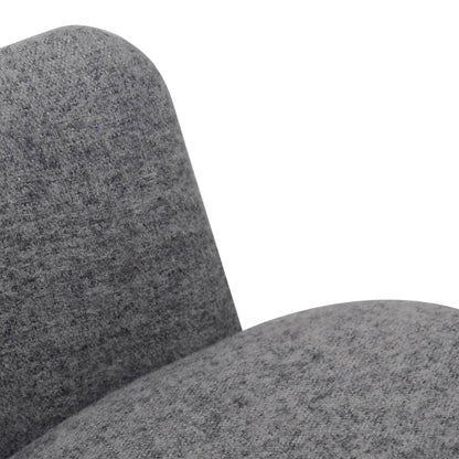 Dining Chairs 2 pcs Light Grey Fabric