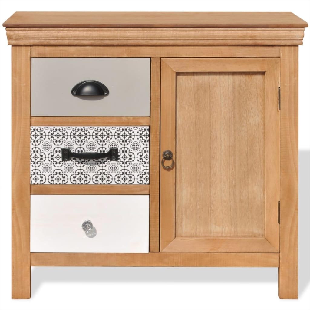 Sideboard 65x35x60 cm Solid Wood Eucalyptus